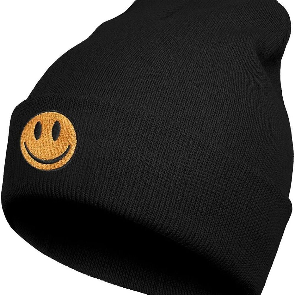 Funny Beanies Hat, Men's and Women's Winter Warm Black Fashion Cool
